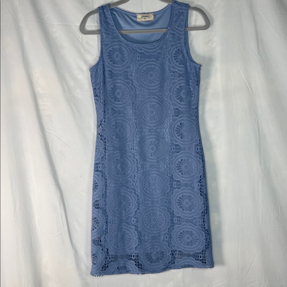 Joompy Periwinkle Lace Mini Dress